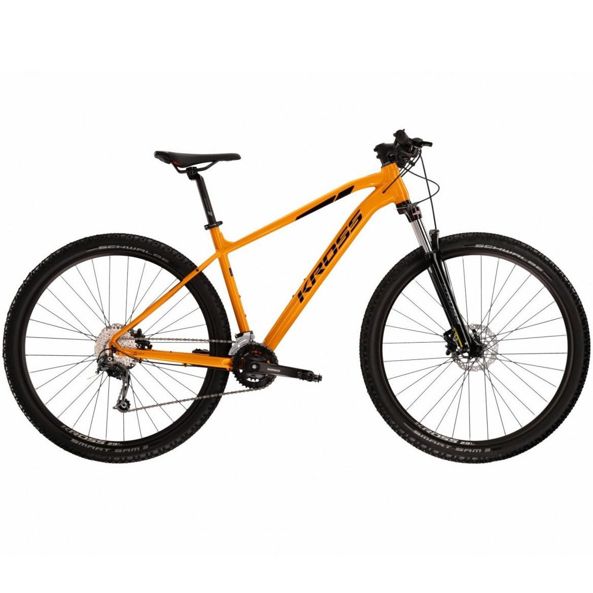Kross Level 2.0 MTB bike, 29", size S, yellow