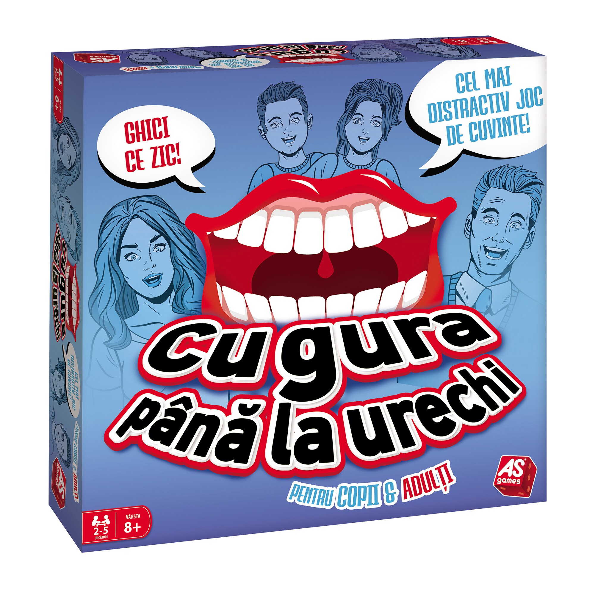 Joc AS Games - Cu gura pana la urechi pentru copii si adulti