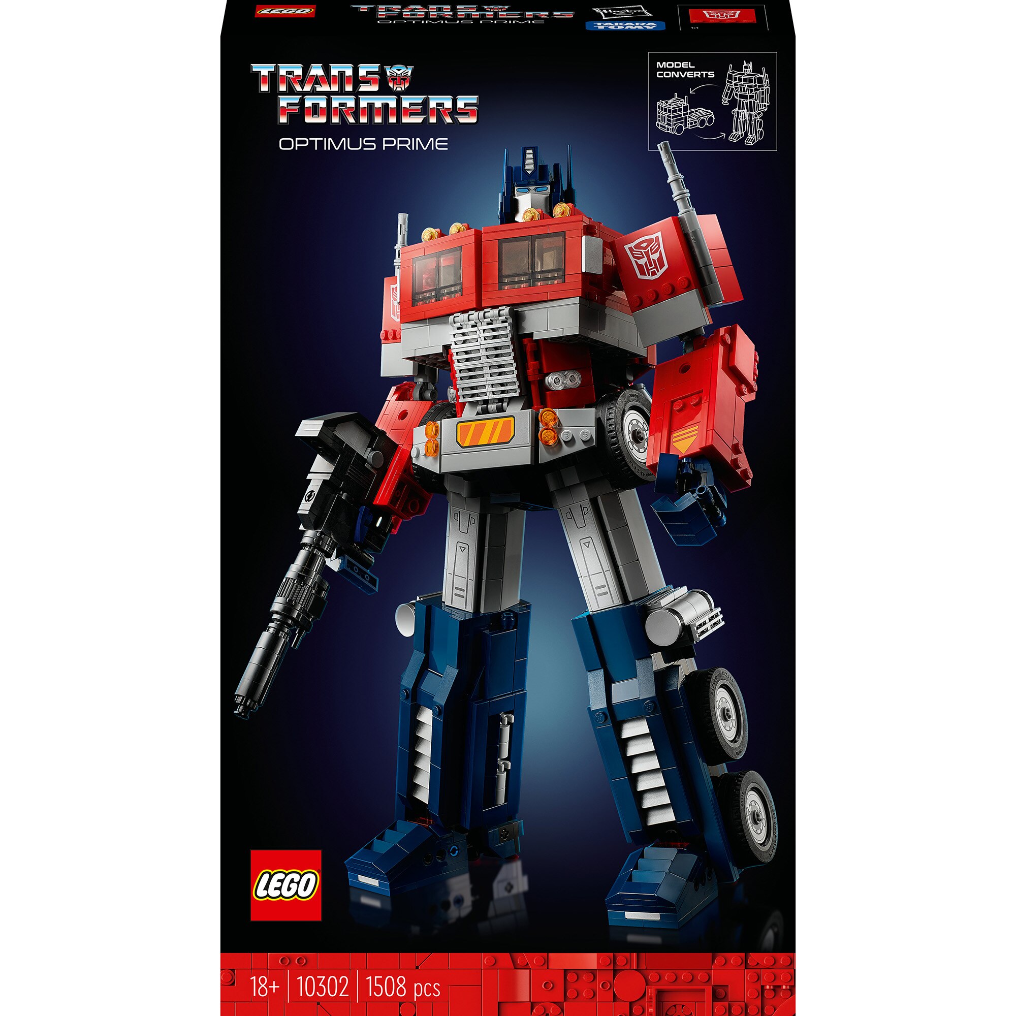 LEGO® Icons Creator Expert - Optimus Prime 10302, 1508 piese