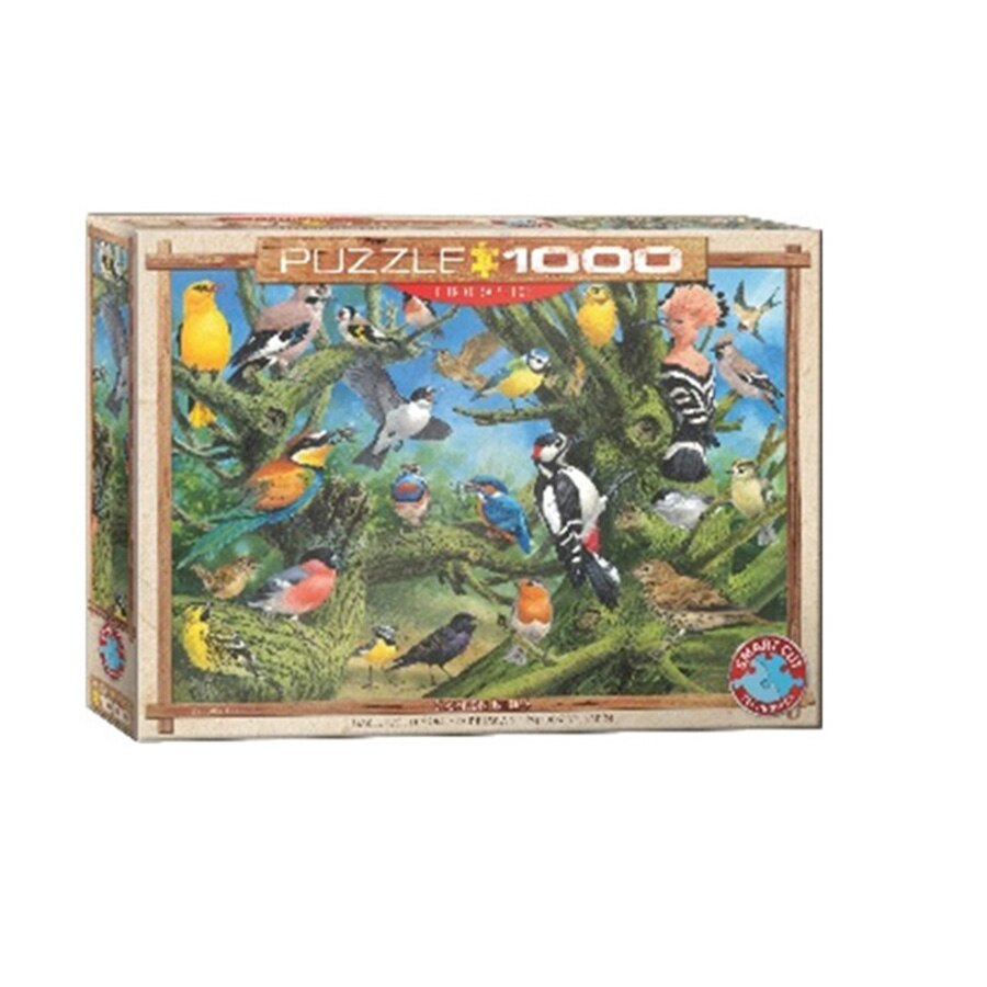 Puzzle Eurographics - Joahn Francis, Garden birds, 1000 piese