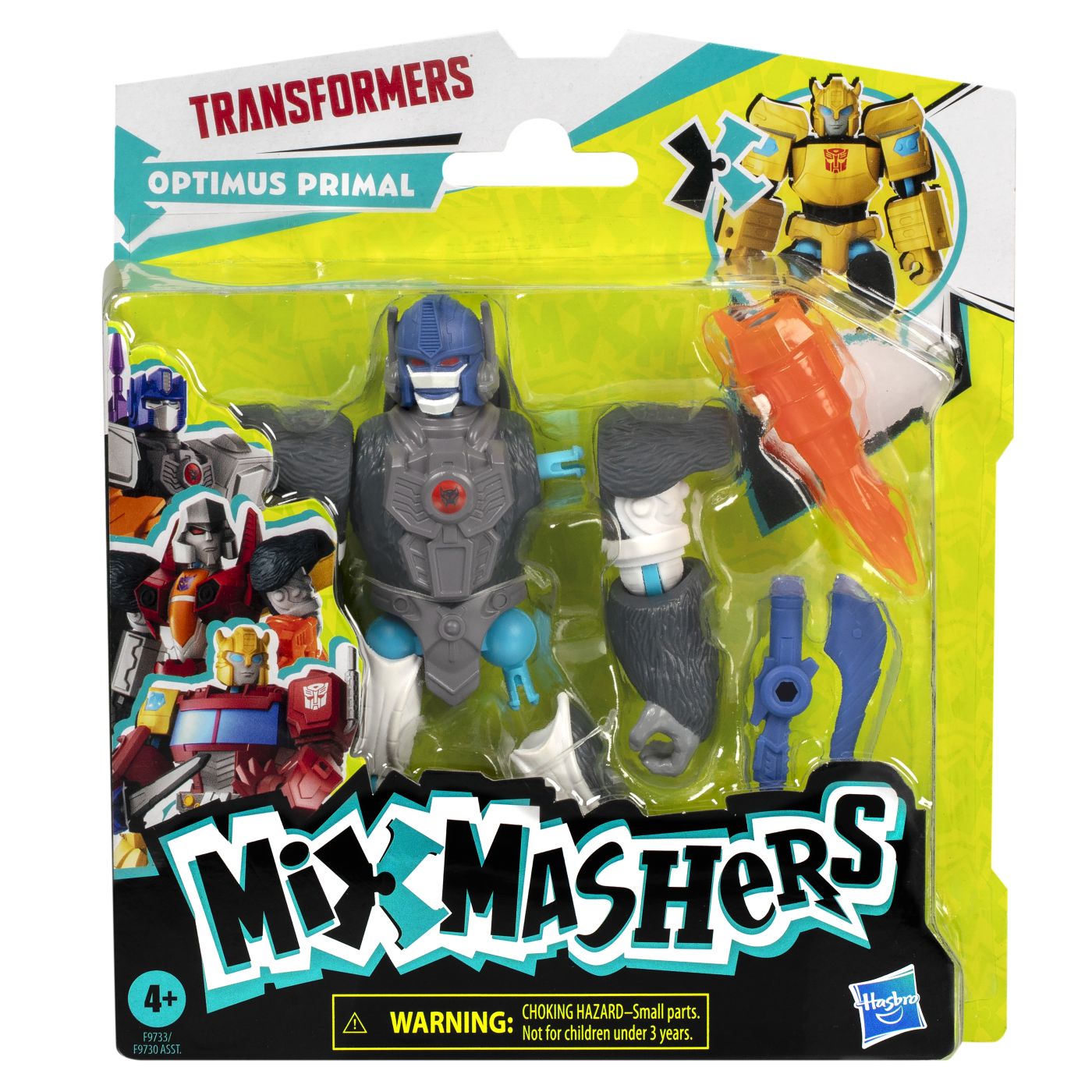 Figurina Transformers Mix Mashers - Optimus Primal, 12 cm