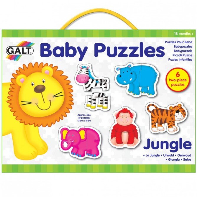 Puzzle bebelusi Galt, Duo Jungle, 12 piese