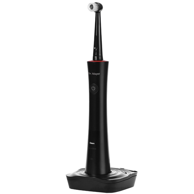Dr Mayer GTS1050BK electric toothbrush, 2 programs, 2 heads included, Black