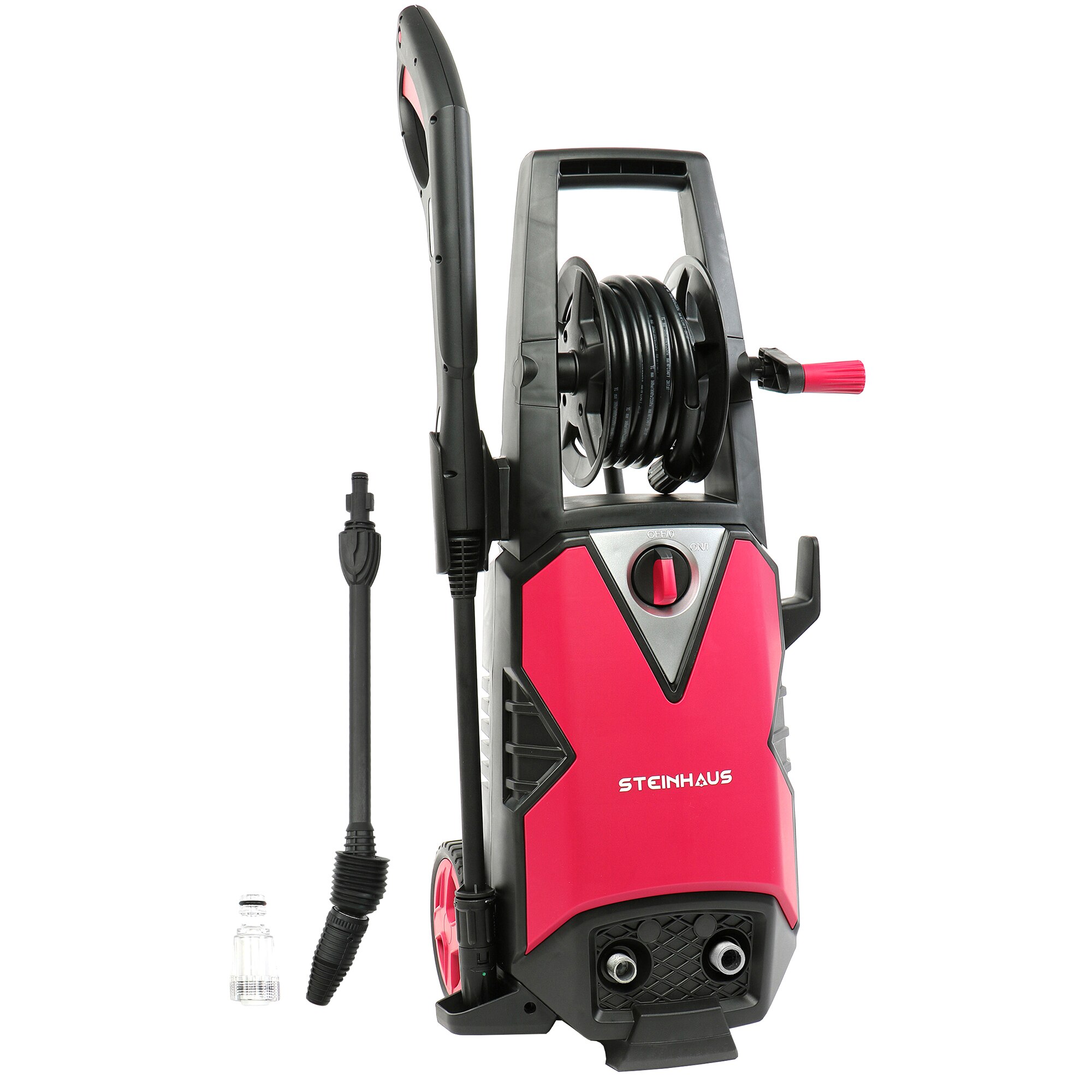 Steinhaus PRO-HPC18+ pressure washer, 1800 W, 140 bar, 396l/h, 8 m hose
