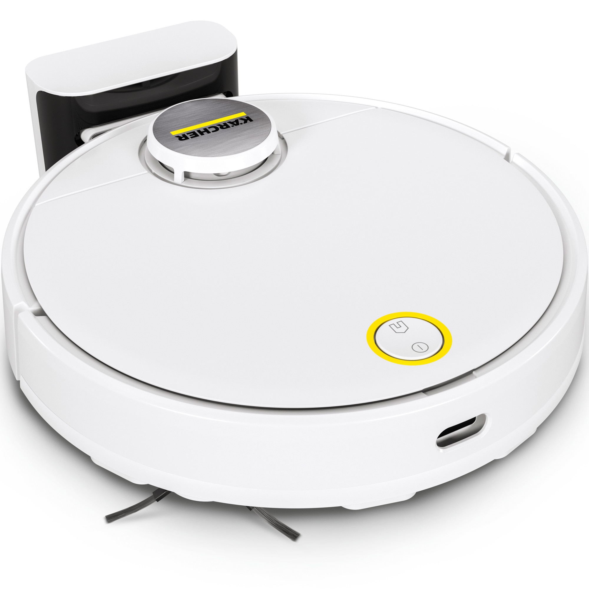 Robot vacuum cleaner Karcher RCV 3 *EU WiFi, 33W, vacuum cleaner and mop, LiDar navigation, 3200mAh, autonomy 120 minutes, suction power 2500 Pa, dust container 500ml, water container 170ml, White