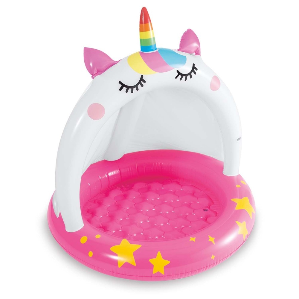 Intex Baby Inflatable Pool - Unicorn Kitty, 102 x 102 cm