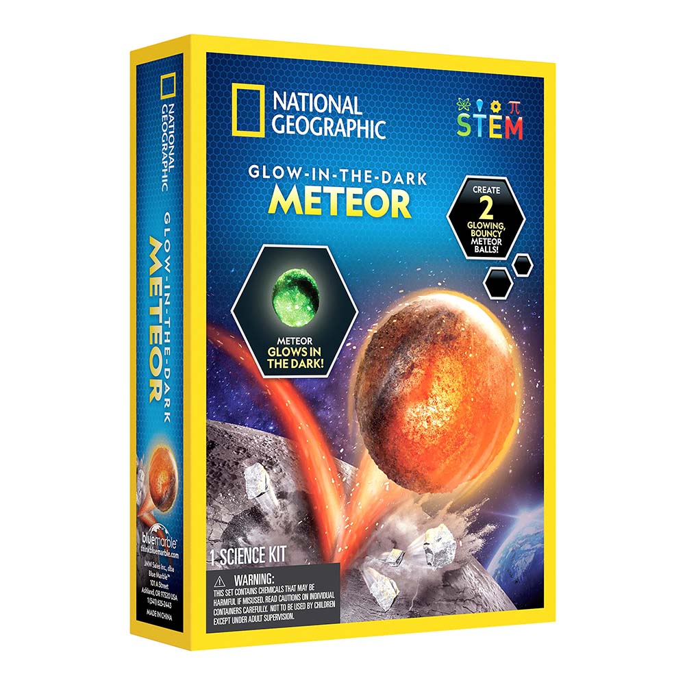 Set educativ National Geographic - Meteorit care straluceste in intuneric