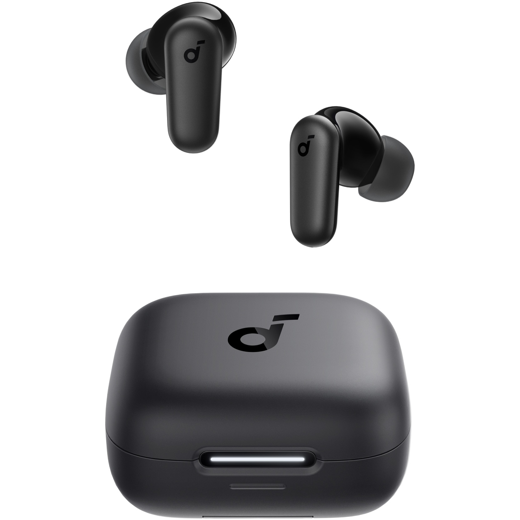 Anker Soundcore P30i In-Ear Headphones, Wireless, Bluetooth 5.4, Smart ANC, 2-in-1 case and stand, IP54, Black
