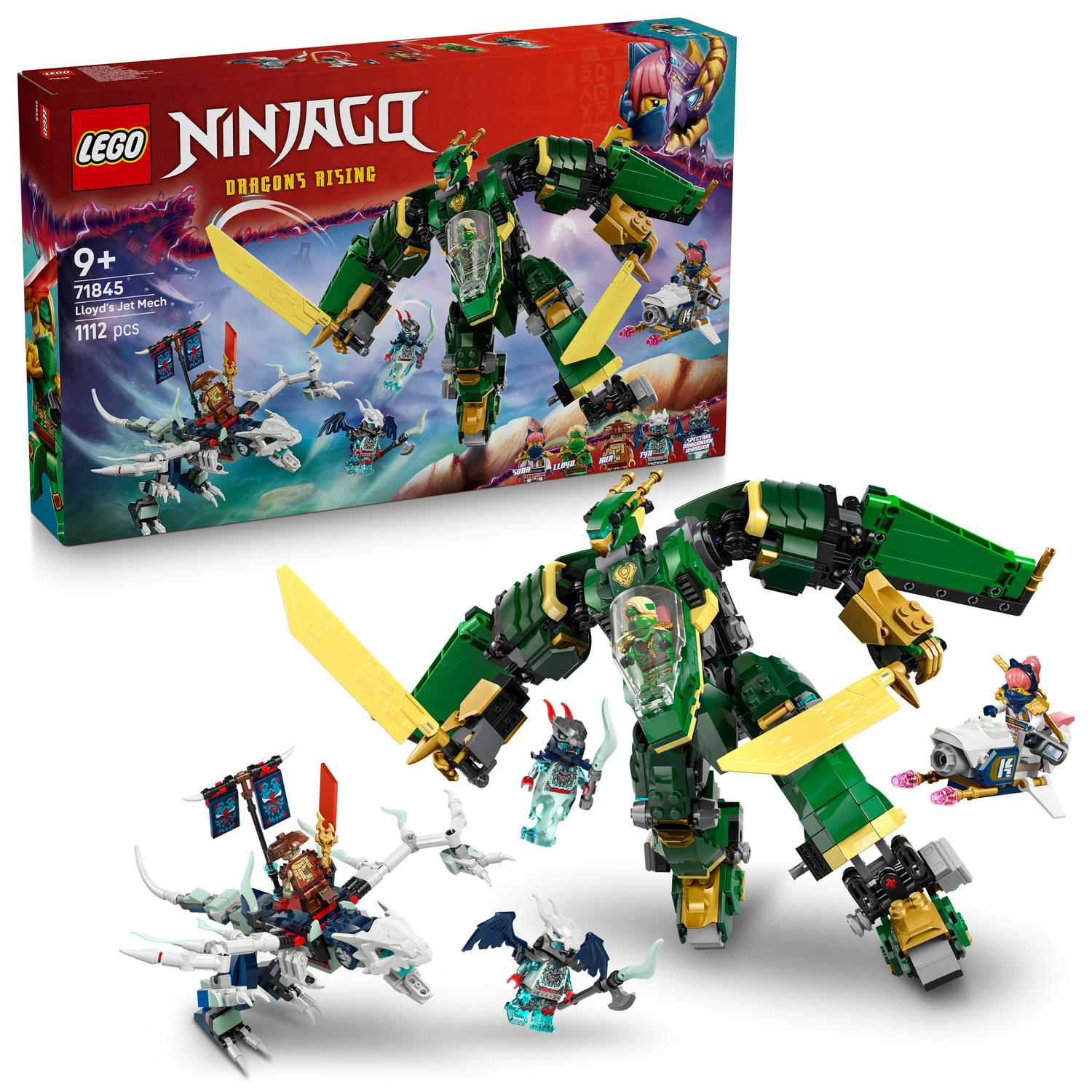 LEGO® NINJAGO® - Robotul-avion cu reactie al lui Lloyd 71845, 1112 piese