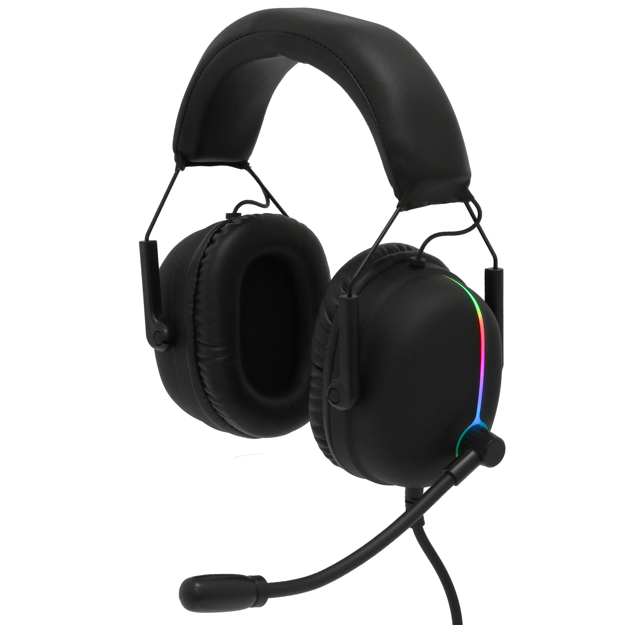 Casti gaming cu microfon A+ 826, 7.1 surround, RGB