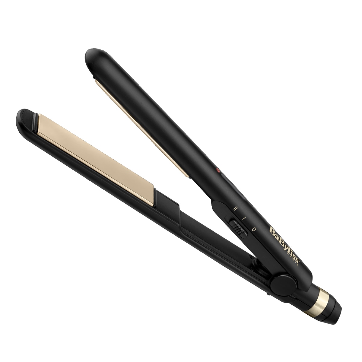 BaByliss ST089E Ceramic Straight Hair Straightener, 24x95mm ceramic plates, 230 degrees, Black/Cream