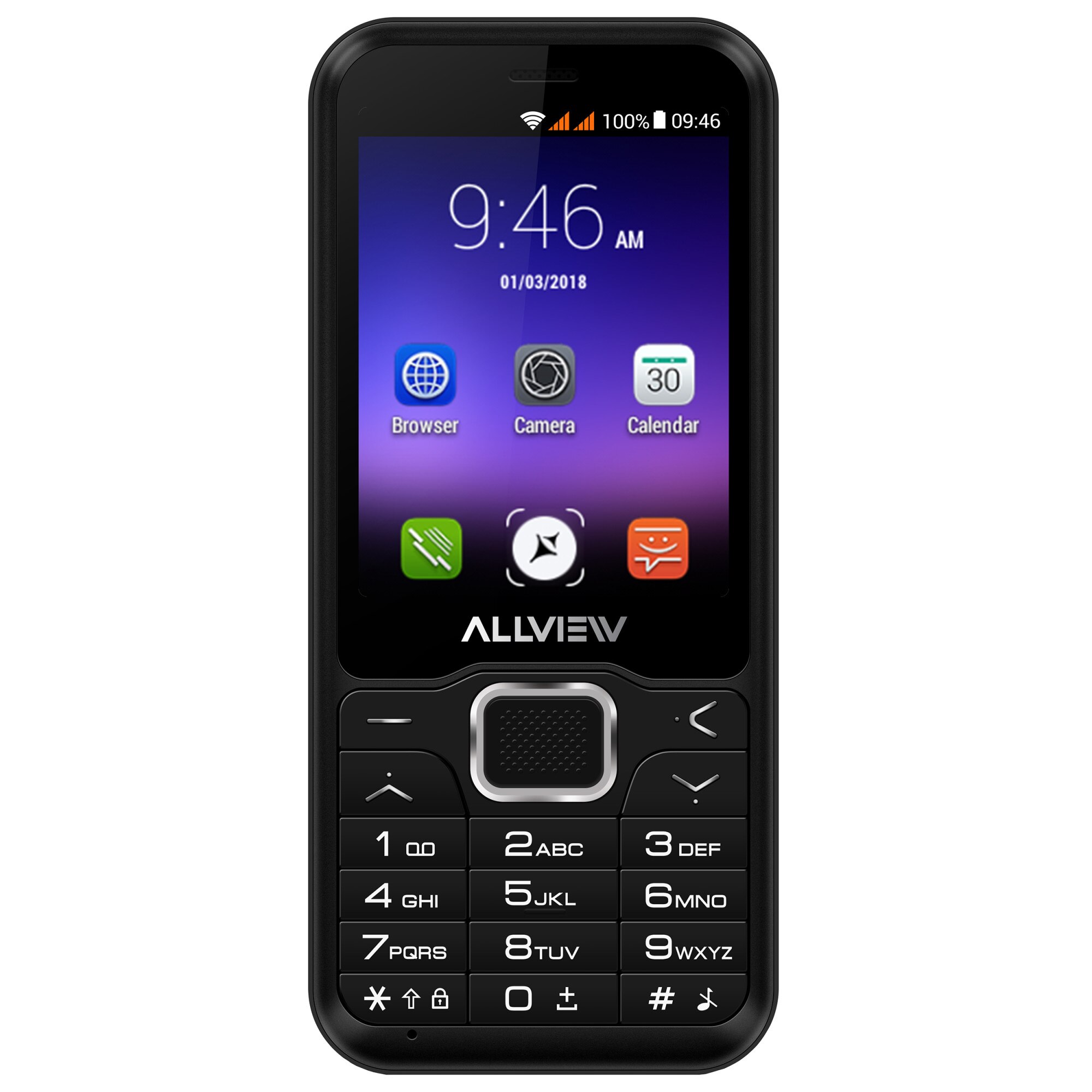 Telefon mobil Allview H4 JOIN, Negru