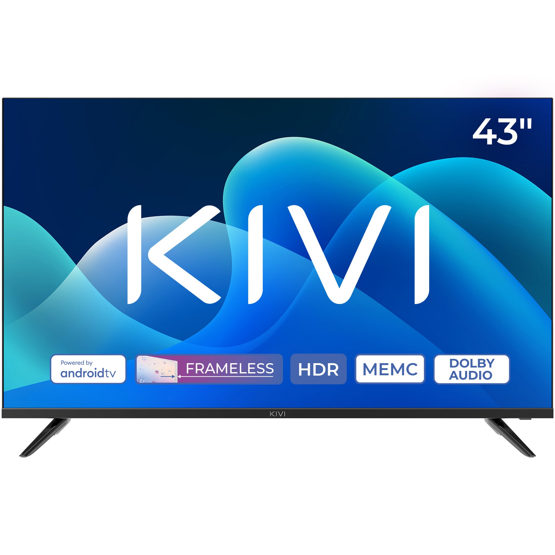 Televizor KIVI LED 43U730QB, 109 cm, Smart Android TV, 4K Ultra HD, Clasa G