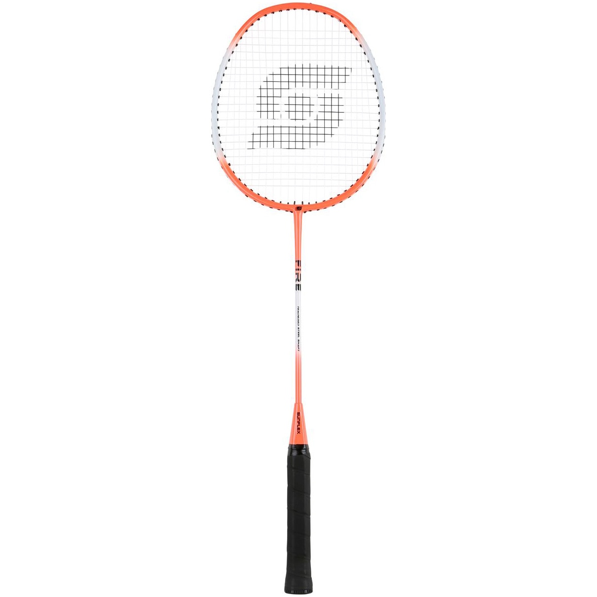Sunflex FIRE badminton racket, white/orange