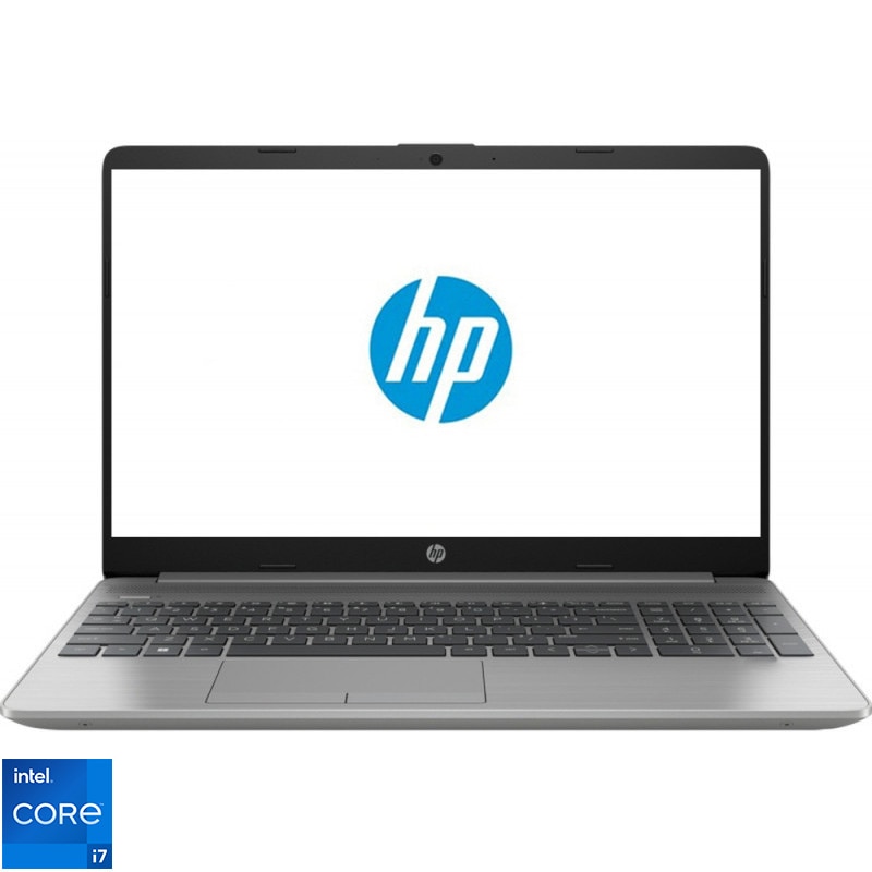 Laptop HP 250 G9 cu procesor Intel® Core™ i7-1260P pana la 4.70 GHz, 15.6", Full HD, 16GB, 512GB SSD, Intel® Iris® Xe Graphics, Free DOS, Asteroid Silver