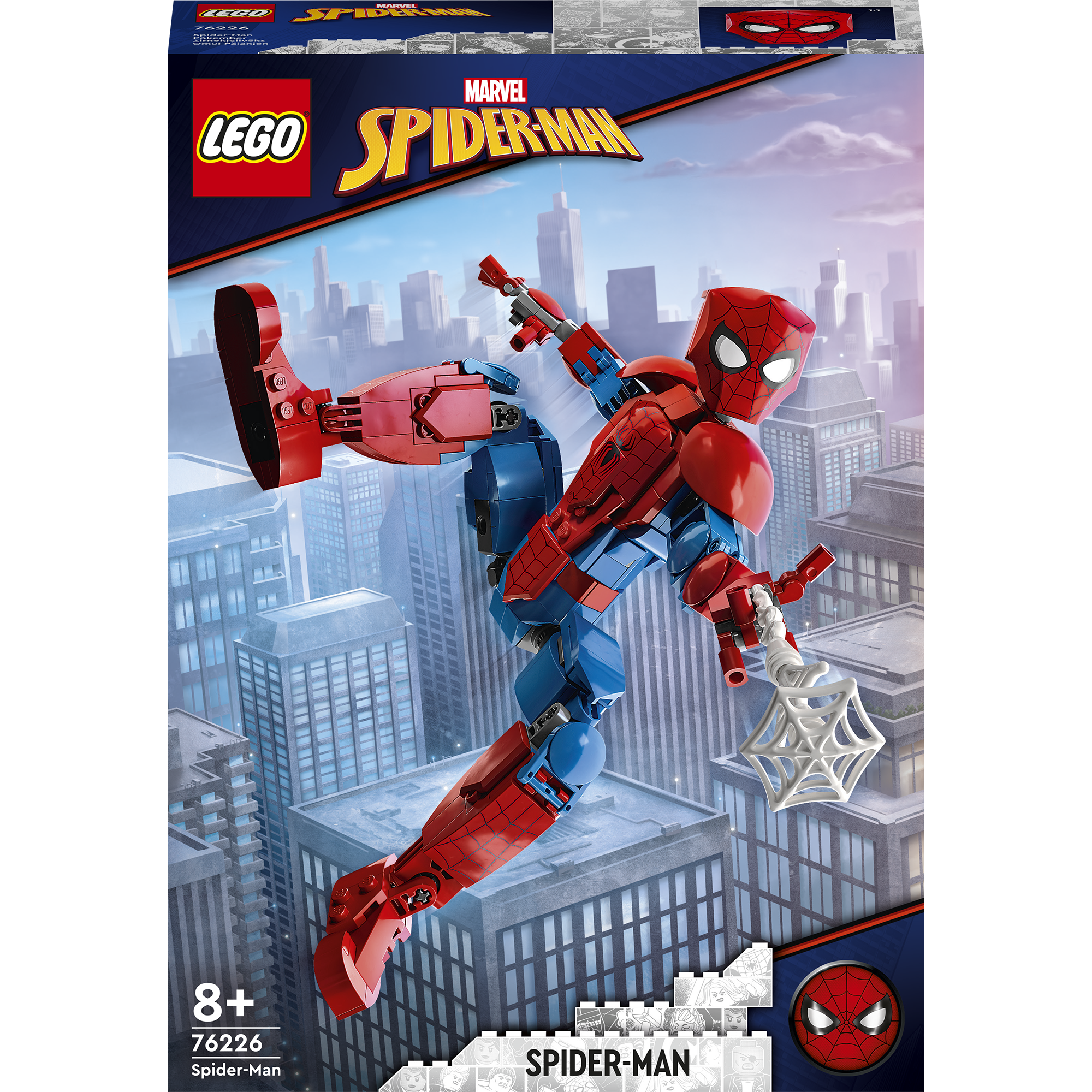 LEGO® Marvel - Figurina Omul Paianjen 76226, 258 piese