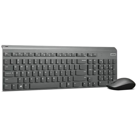 Lenovo Modern Combo wireless keyboard + mouse kit, Gray