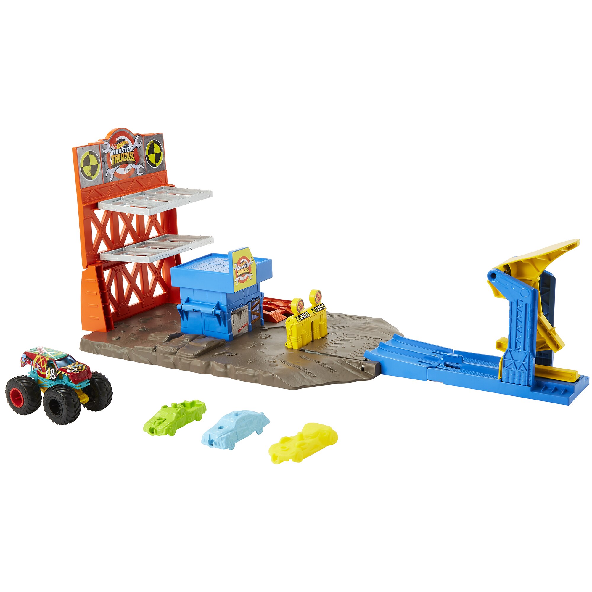 Set de joaca Hot Wheels Monster Trucks - Blast Station