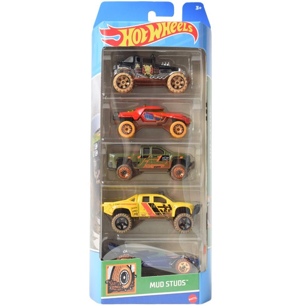 Set 5 masinute Hot Wheels - Mud Studs