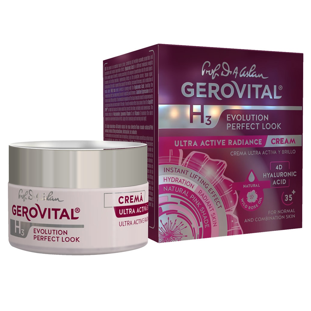 Gerovital H3 Evolution Perfect Look Ultra Active and Brightening Cream, 50 ml