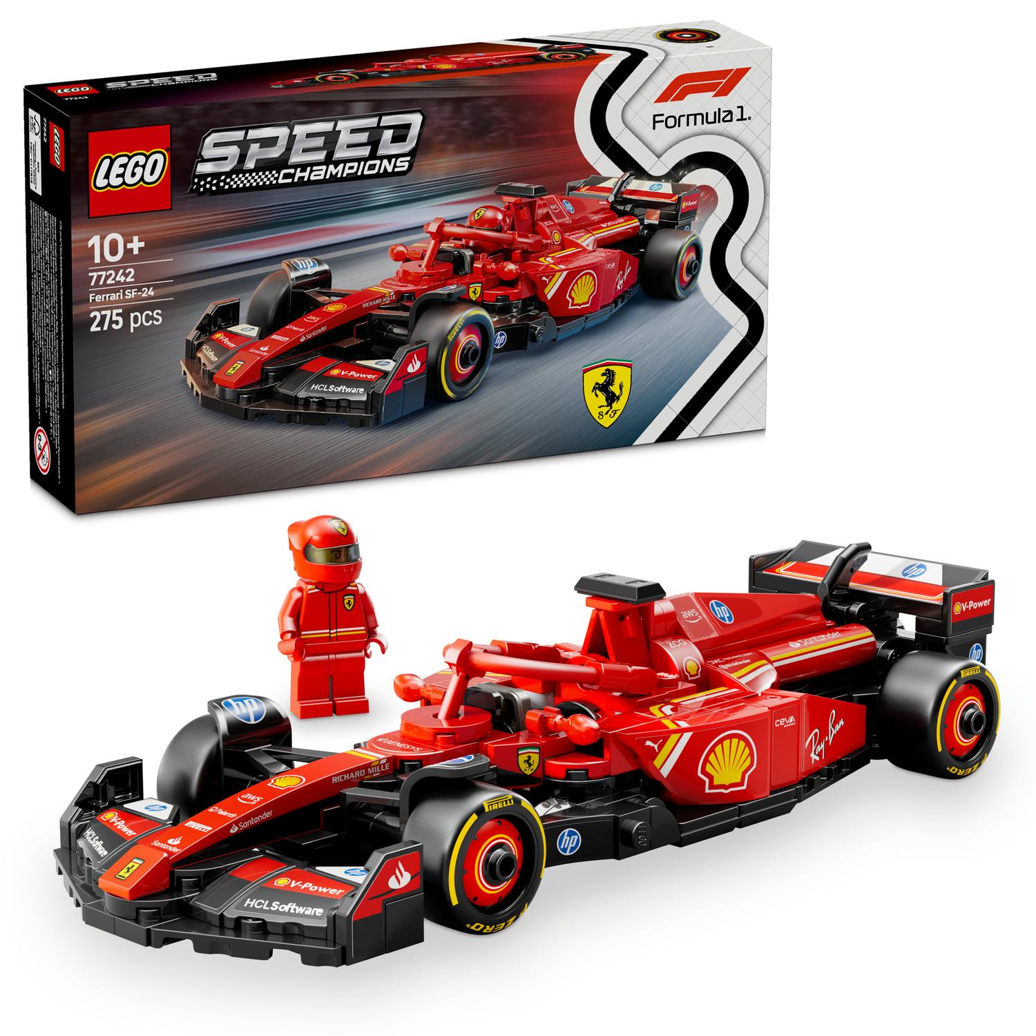 LEGO® Speed Champions - F1® Ferrari SF-24 Race Car 77242, 275 pieces