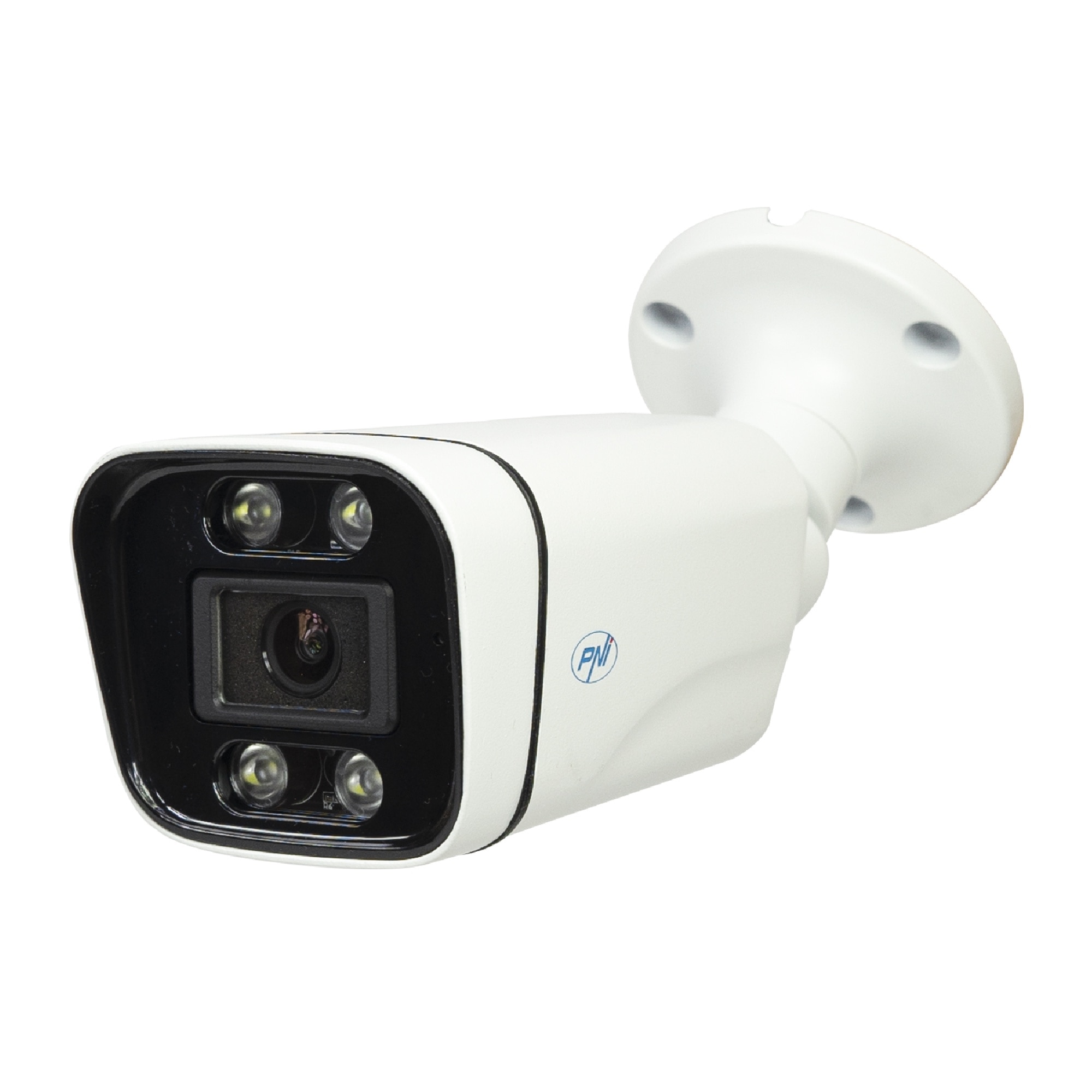 PNI IP8POE video surveillance camera, 8MP, 4K, D-WDR, 4.0mm, 6 LEDs, IP66, white