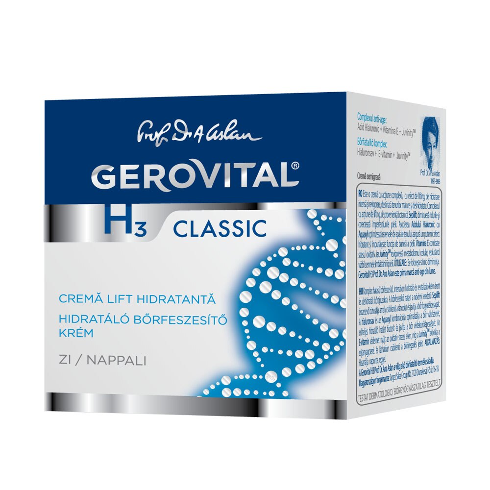 Gerovital H3 Classic lifting moisturizing day cream, 50 ml