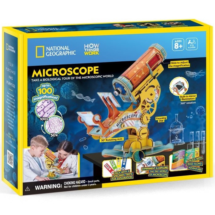 Puzzle 3D National Geographic - Microscop