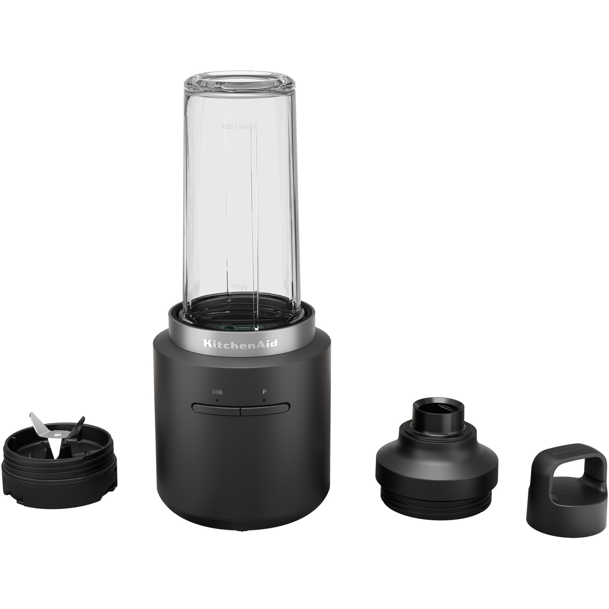 KitchenAid Go 5KSBR256BM cordless blender, with battery, 0.47L, Matte black