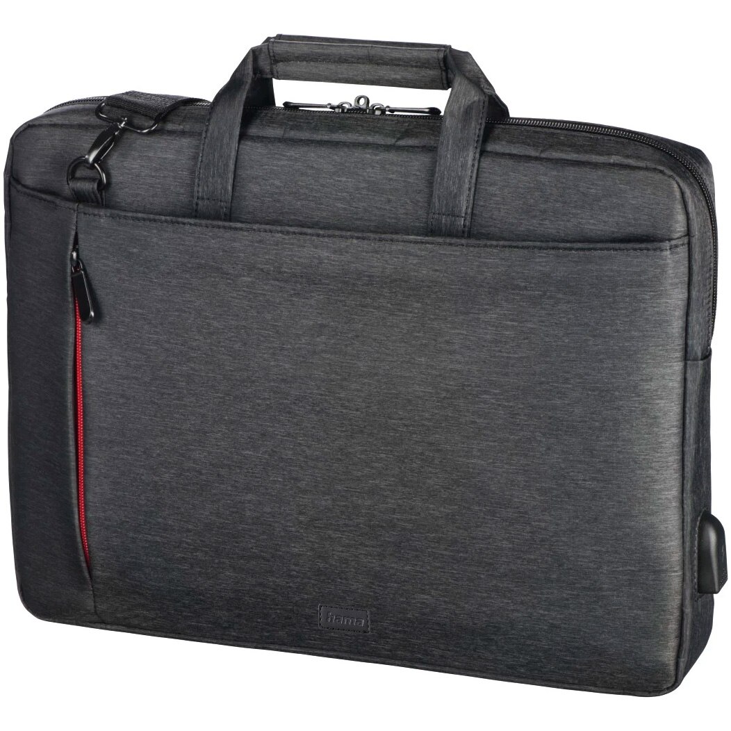 Hama Manchester Laptop Bag, Up to 44 Cm (17.3"), Black