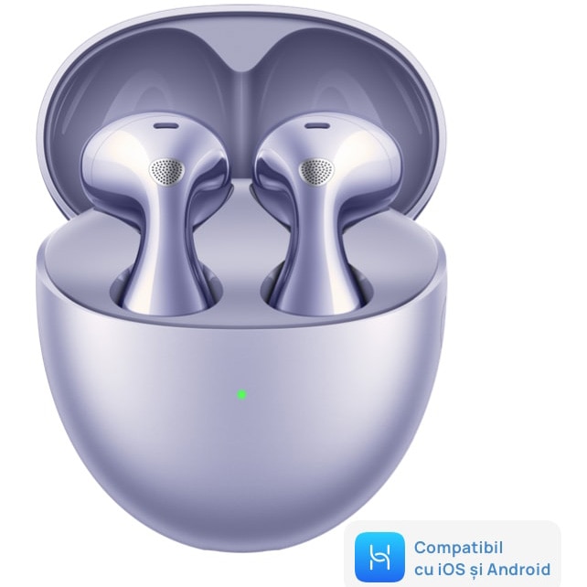 In-Ear Headphones Huawei FreeBuds 6, True wireless, Bluetooth, AI noise cancelling, Autonomy 36 hours, IP54, Purple