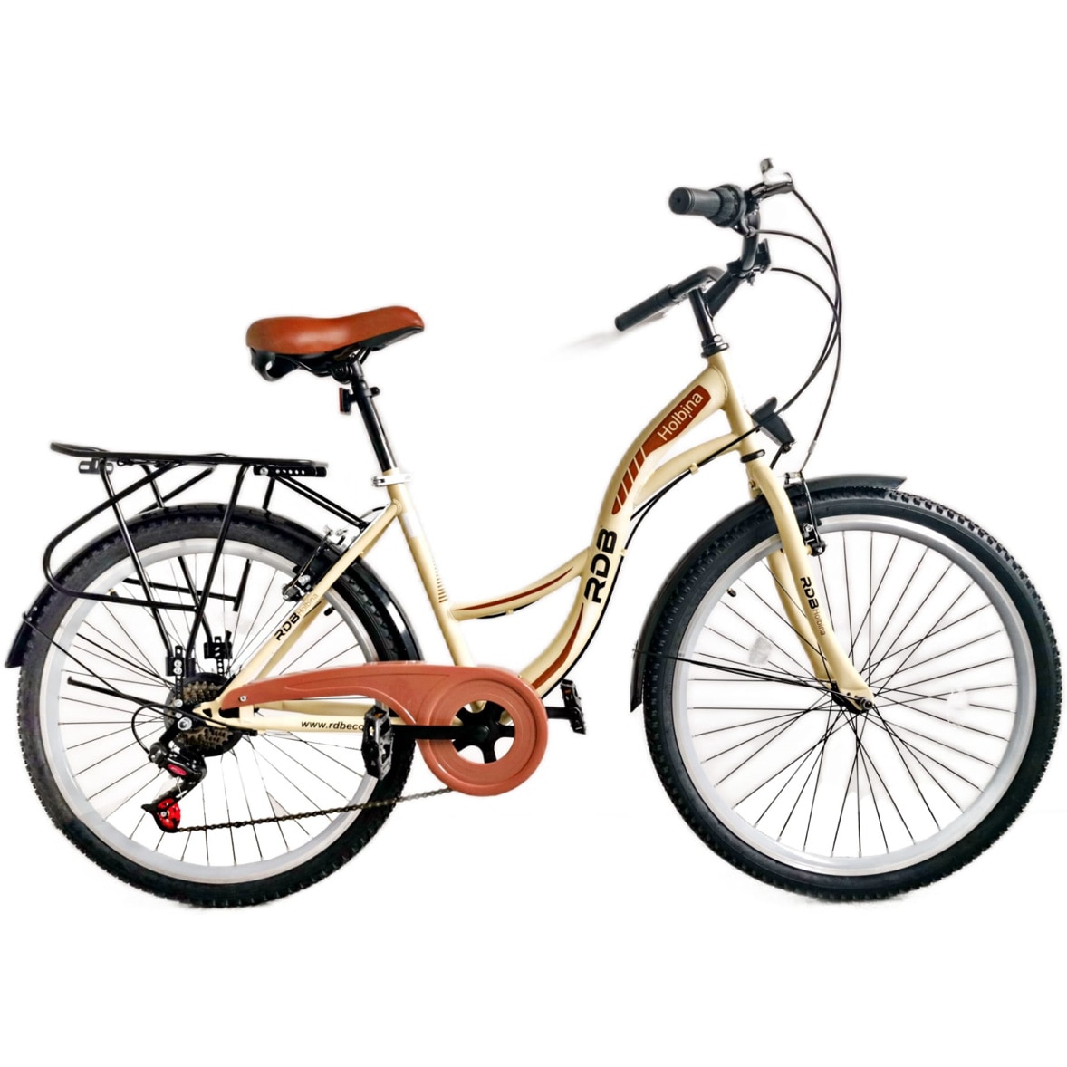 Bicicleta RDB Holbina, 26 inch, crem
