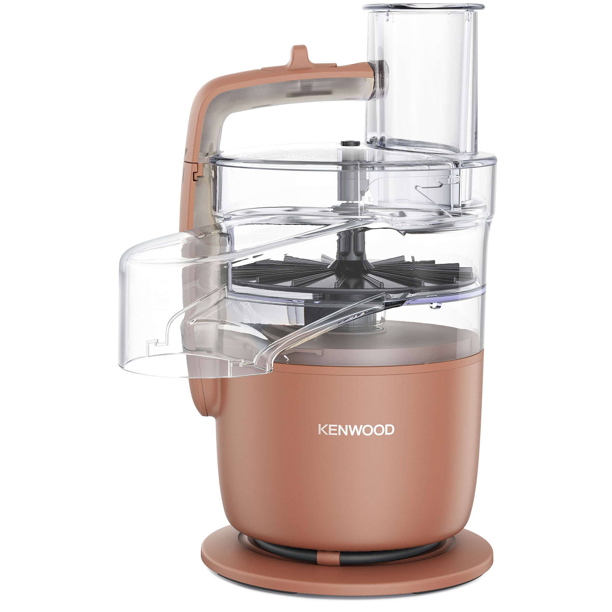 Kenwood MultiPro Go FDP22.130RD Food Processor, 650W, 1.3L bowl, 2 speeds, 360 Serve, orange