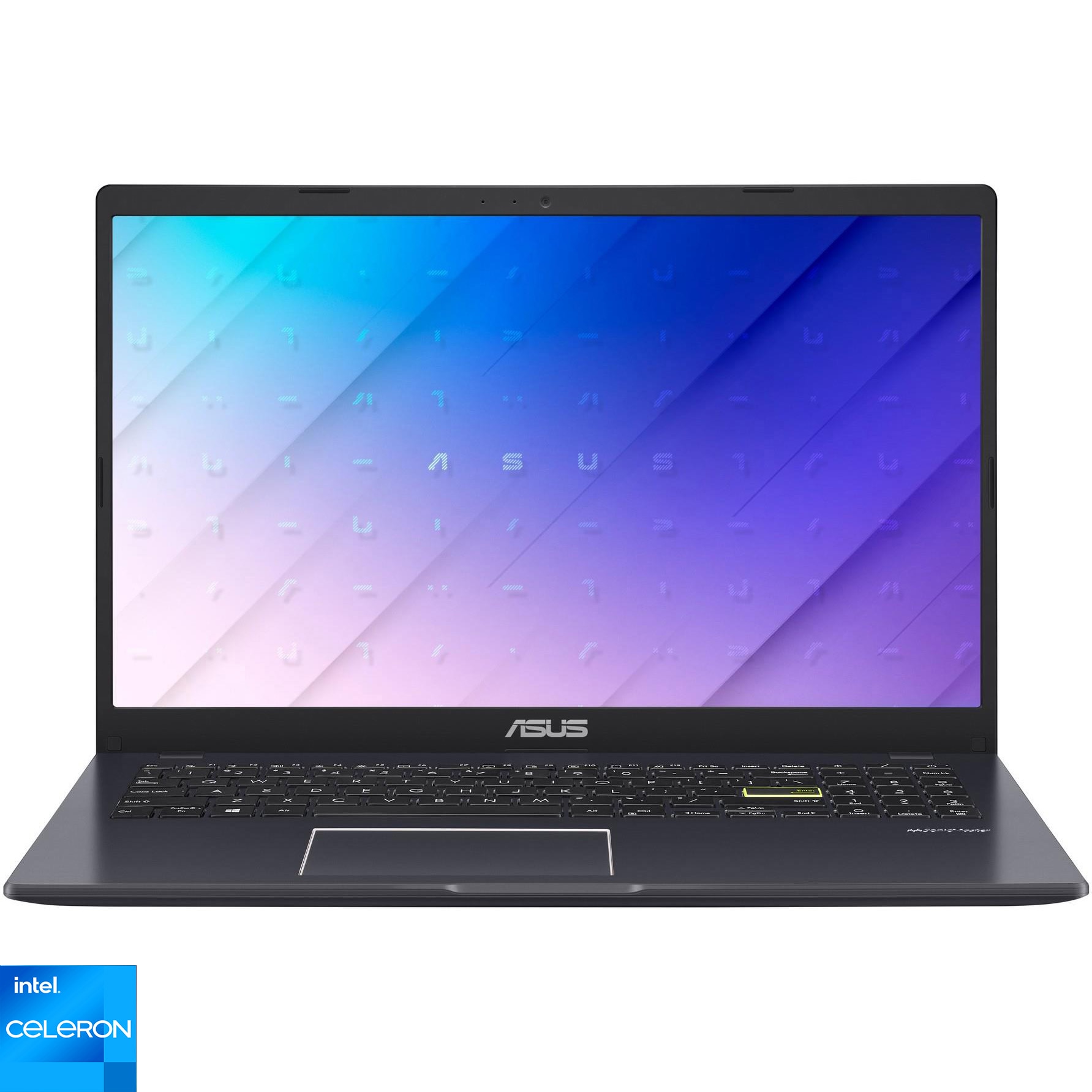 Laptop ASUS Vivobook Go 15 L510KAB cu procesor Intel® Celeron® N4500 pana la 2.8GHz, 15.6'', Full HD, 8GB DDR4 RAM, 512GB SSD, Intel® HD Graphics, No OS, Star Black