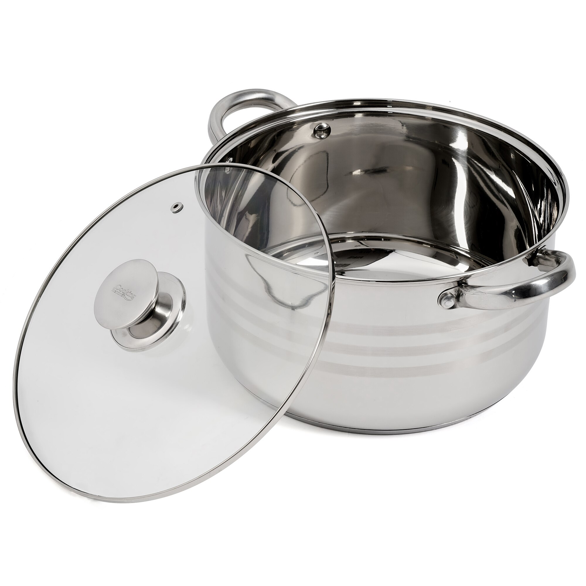 Oala cu capac Cooking by Heinner Myra, inox, inductie, 26 x 14.5 cm, 7 L