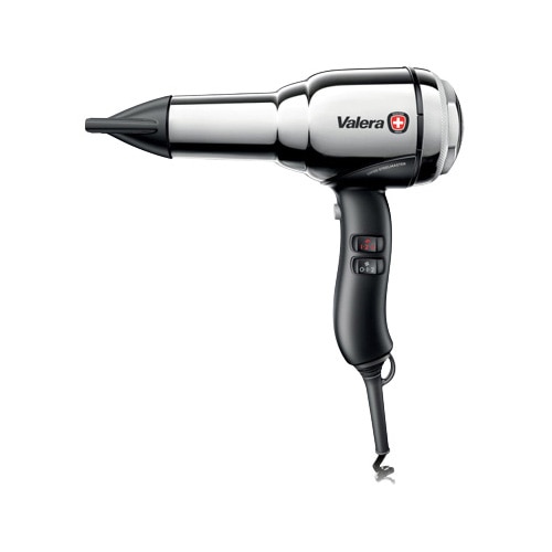 Uscator par Valera Swiss Steel Master SM-588.02/IP-CR, Generator de ioni, 2100 W, Duza concentratoare ultra-ingusta, Placat cu crom, Argintiu