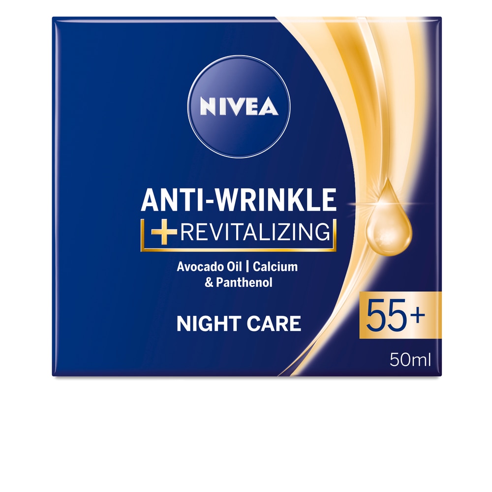 Nivea, crema anti-rid de noapte + Revitalizare: 55+