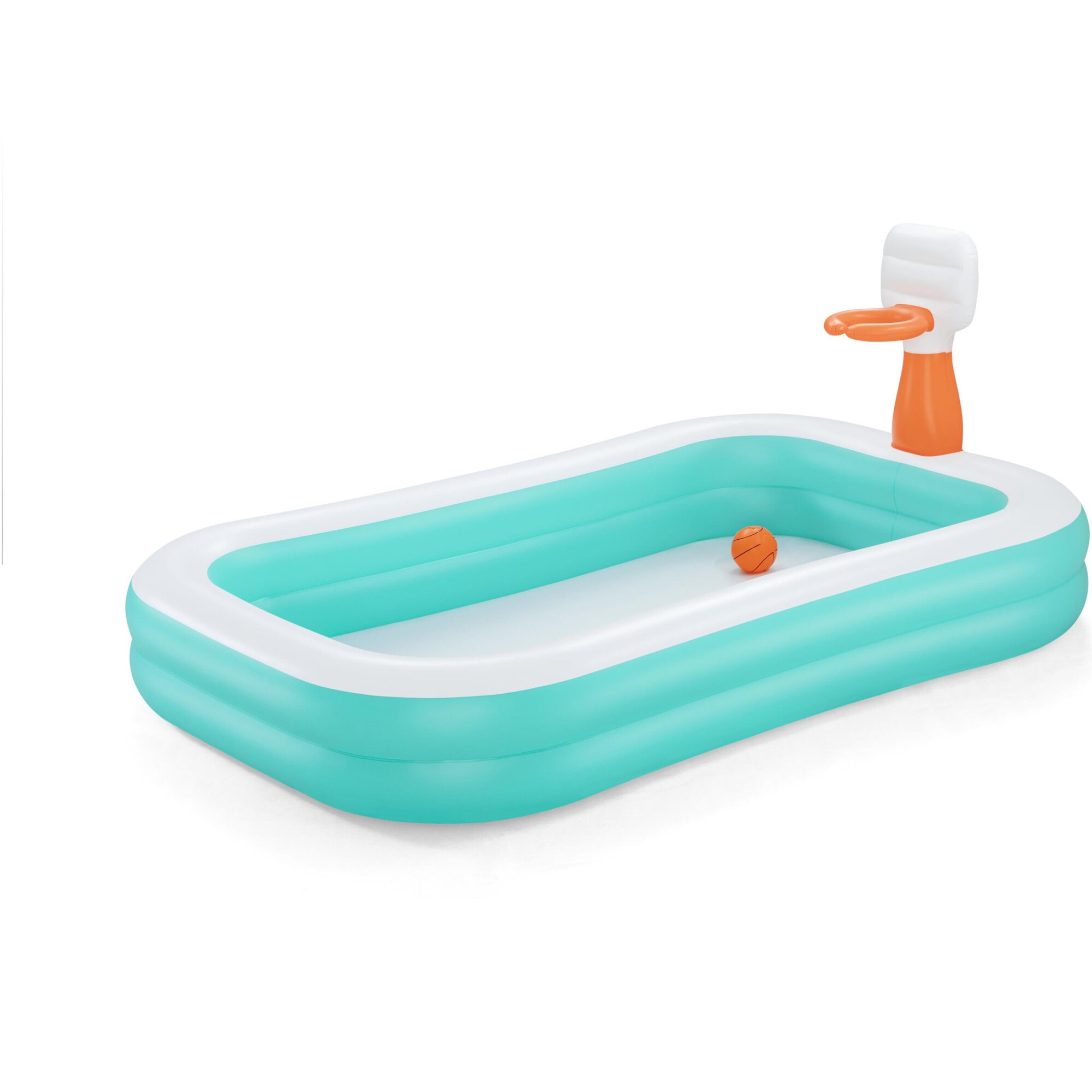 Bestway Inflatable Pool - Dunk n' Splash, 251 x 168 x 102 cm