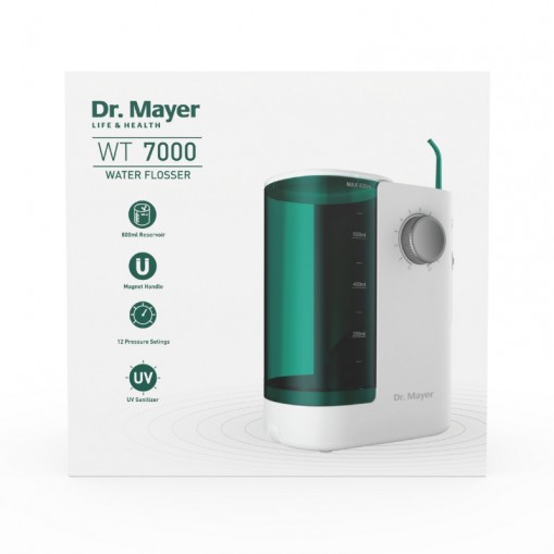 Dr. Mayer WT7000 Oral Irrigator, White/Green