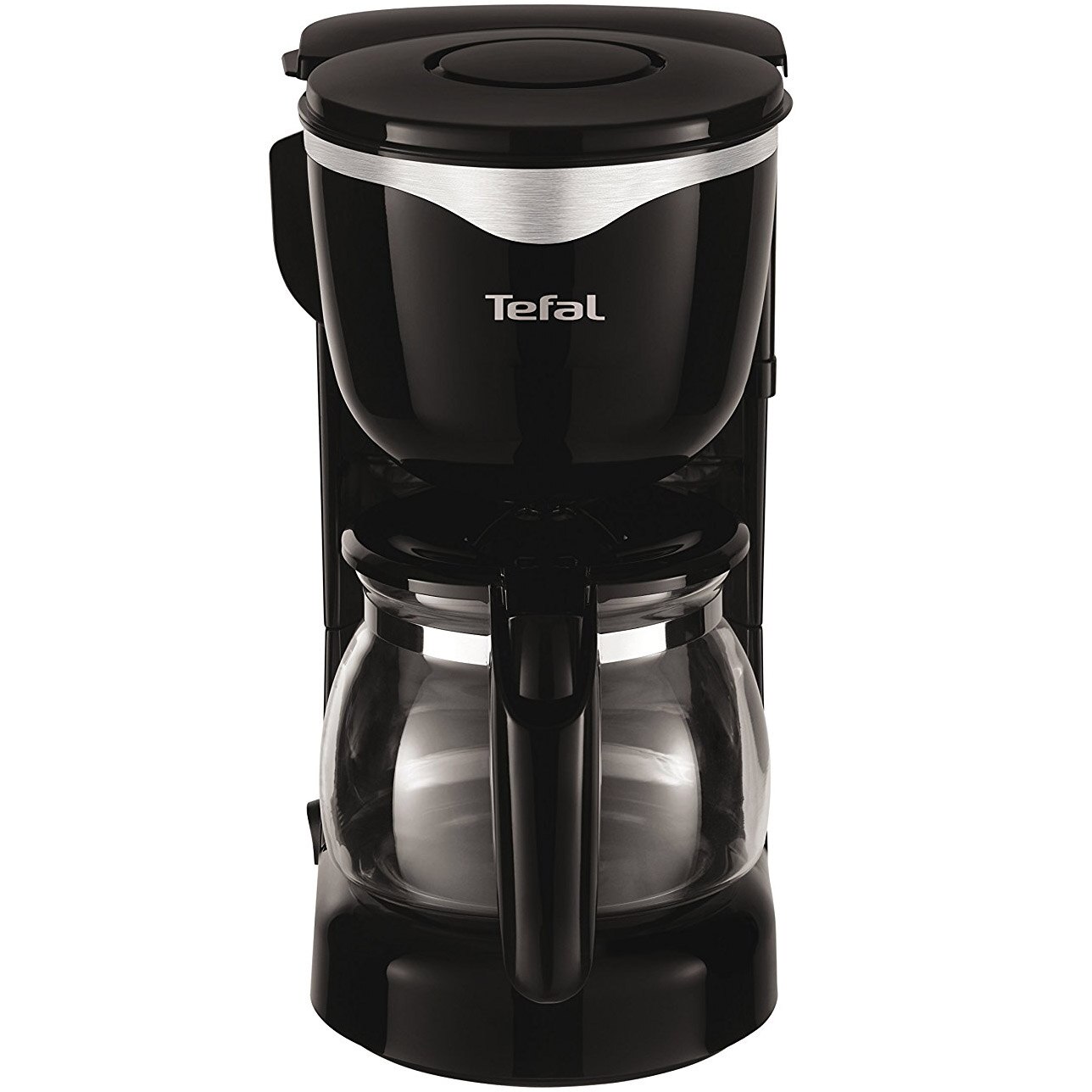 Tefal Perfectta CM340811 coffee maker, 600W, 0.6 L, glass pot, anti-drip system, keep warm function, Black