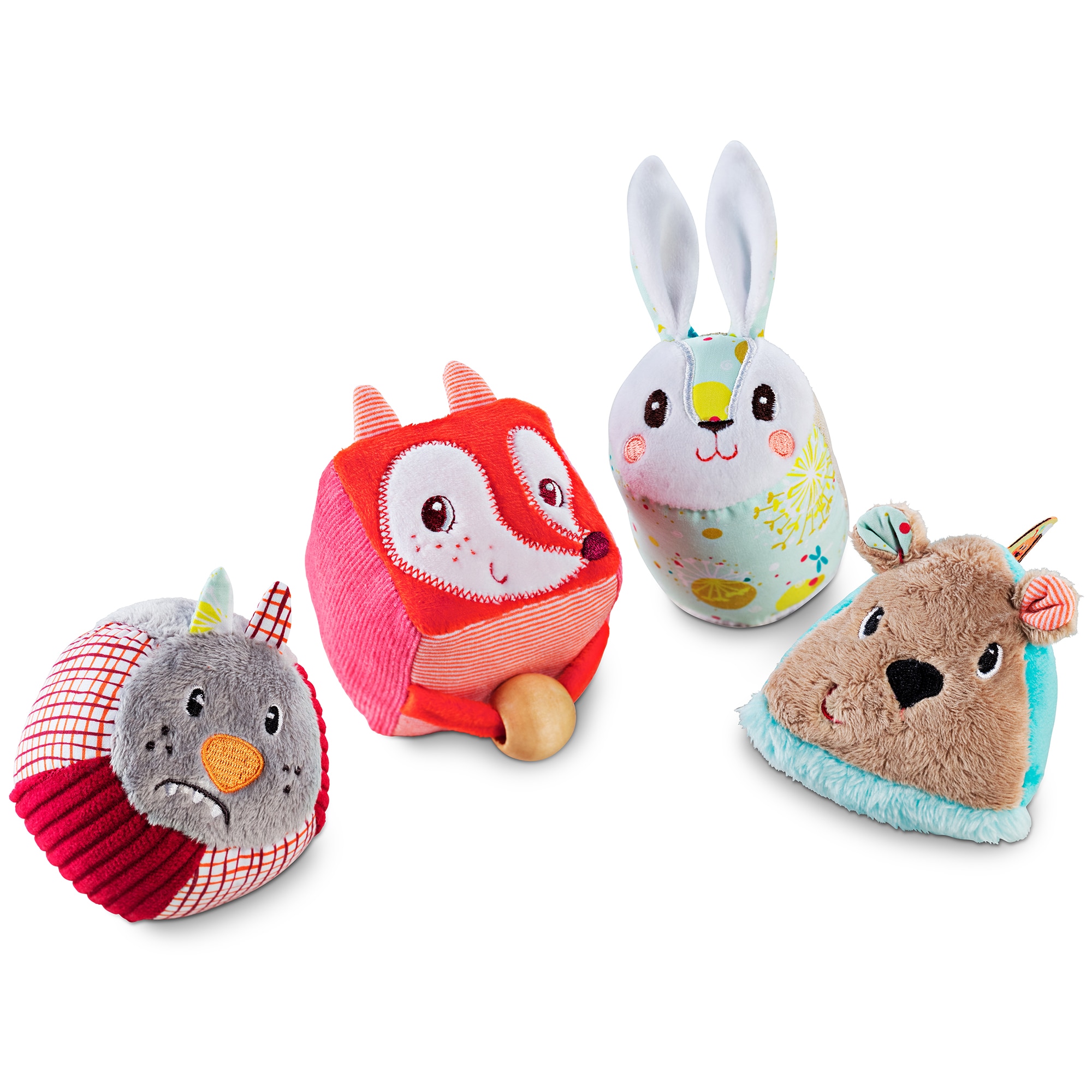 Set 4 jucarii senzoriale Lilliputiens - Animalele din padure