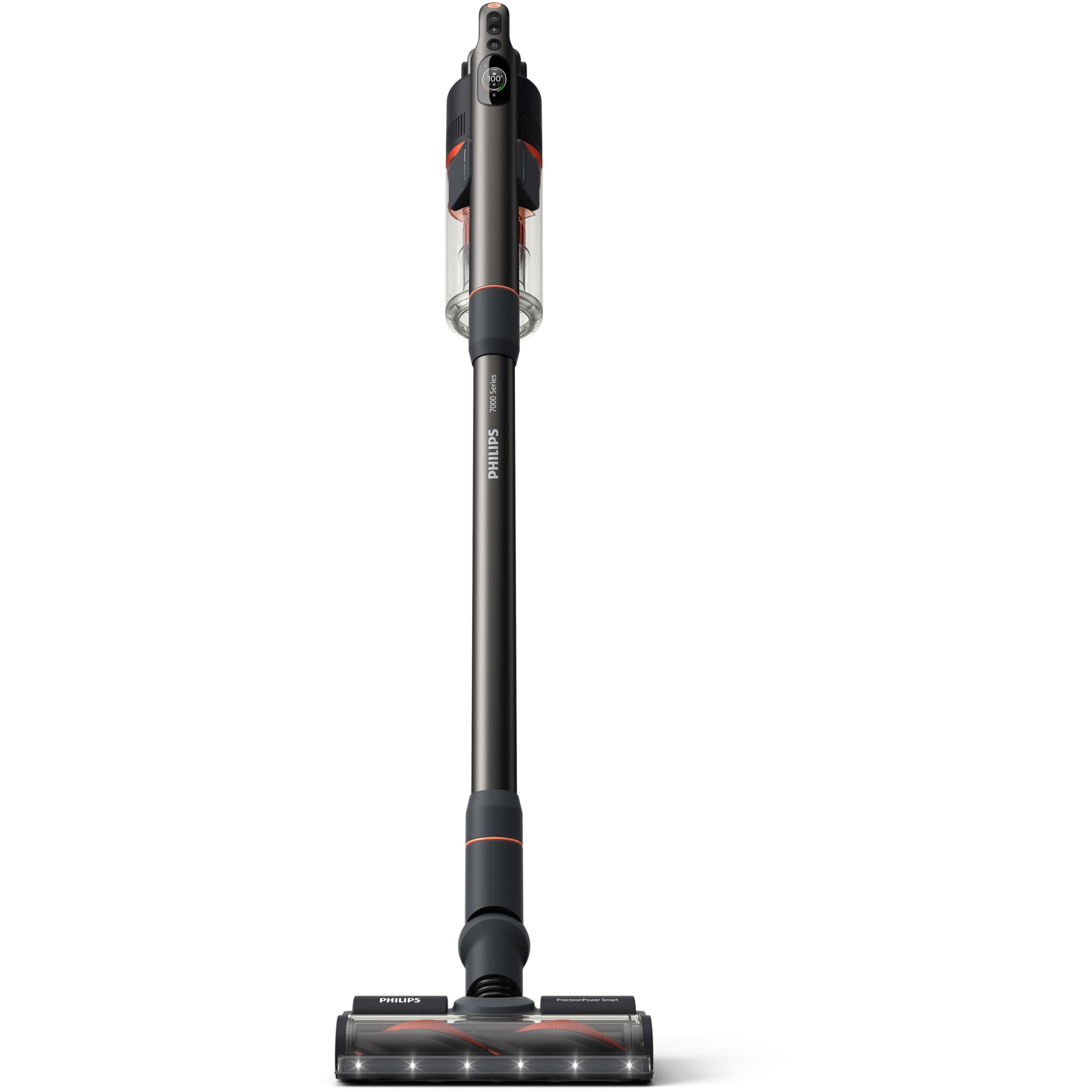 Philips vacuum XC705501, Aqua Series 7000, 252V, 80 min run, 5-stage filtration, LED lights, display, 4 accessories