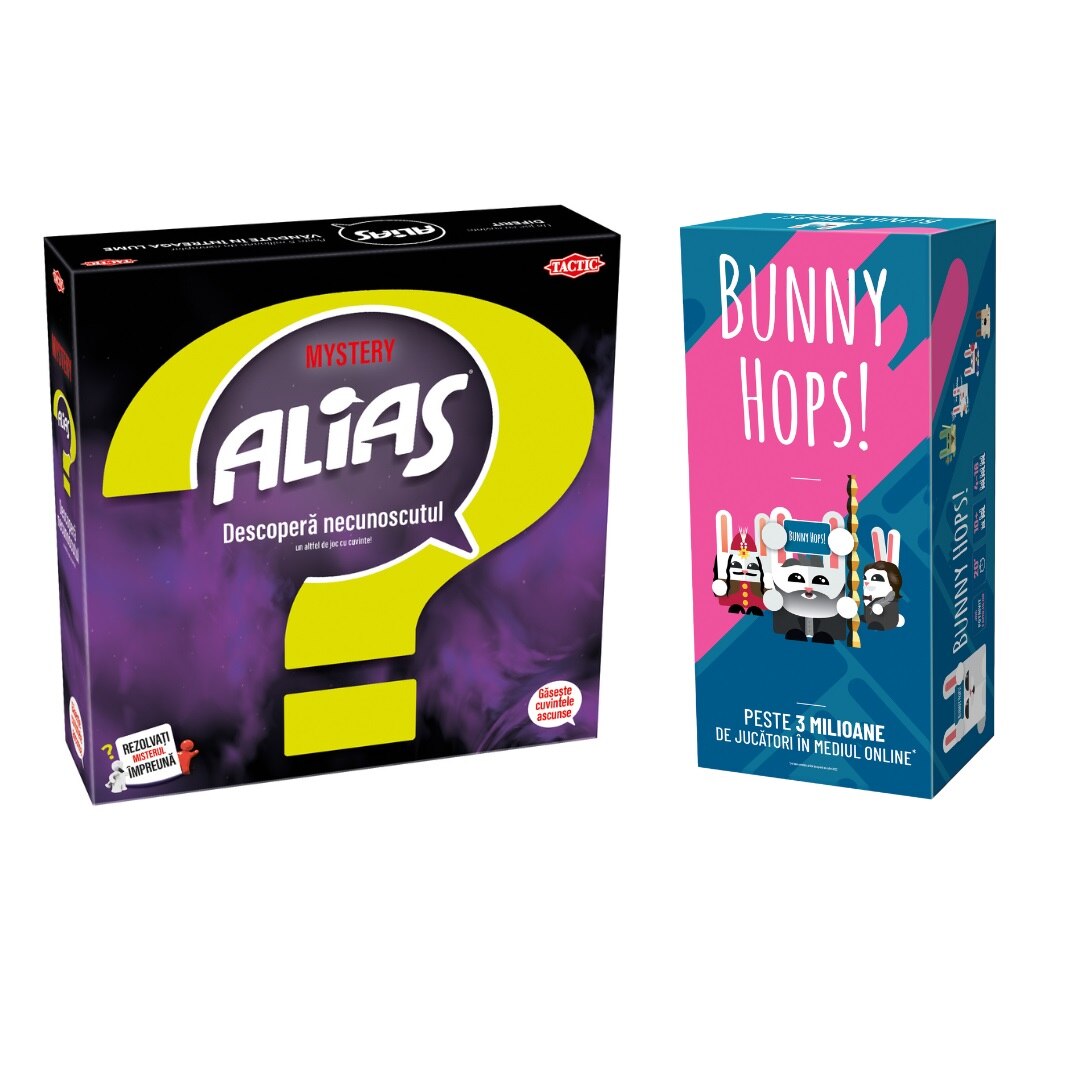 Pachet Fun Night In: Alias Mystery + Bunny Hops!