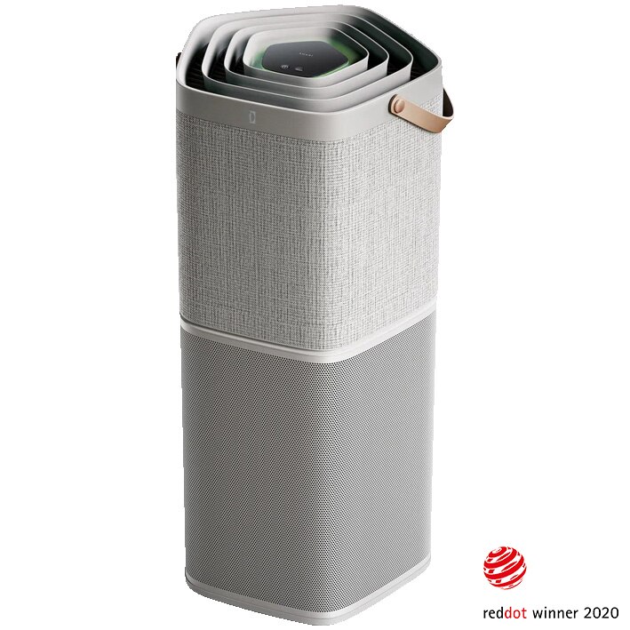 Purificator de aer Electrolux PA91-604GY, Wi-Fi & app control, Ionizare, filtru Hepa, 2 moduri operare, 5 nivele filtrare, 5 senzori, 52m2, 17 dB(A), Gri