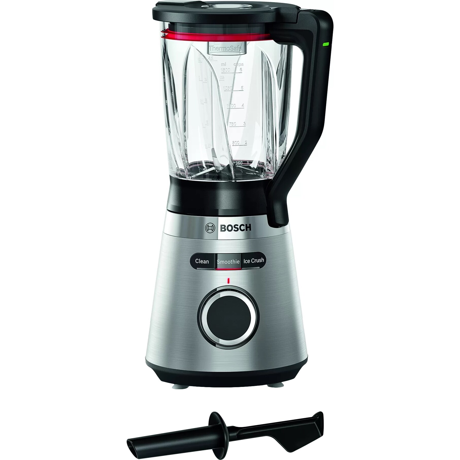 Blender Bosch Vita Power Serie 4 MMB6382M, 1200 W, 15 l, 3 programe automate, cana ThermoSafe, Inox