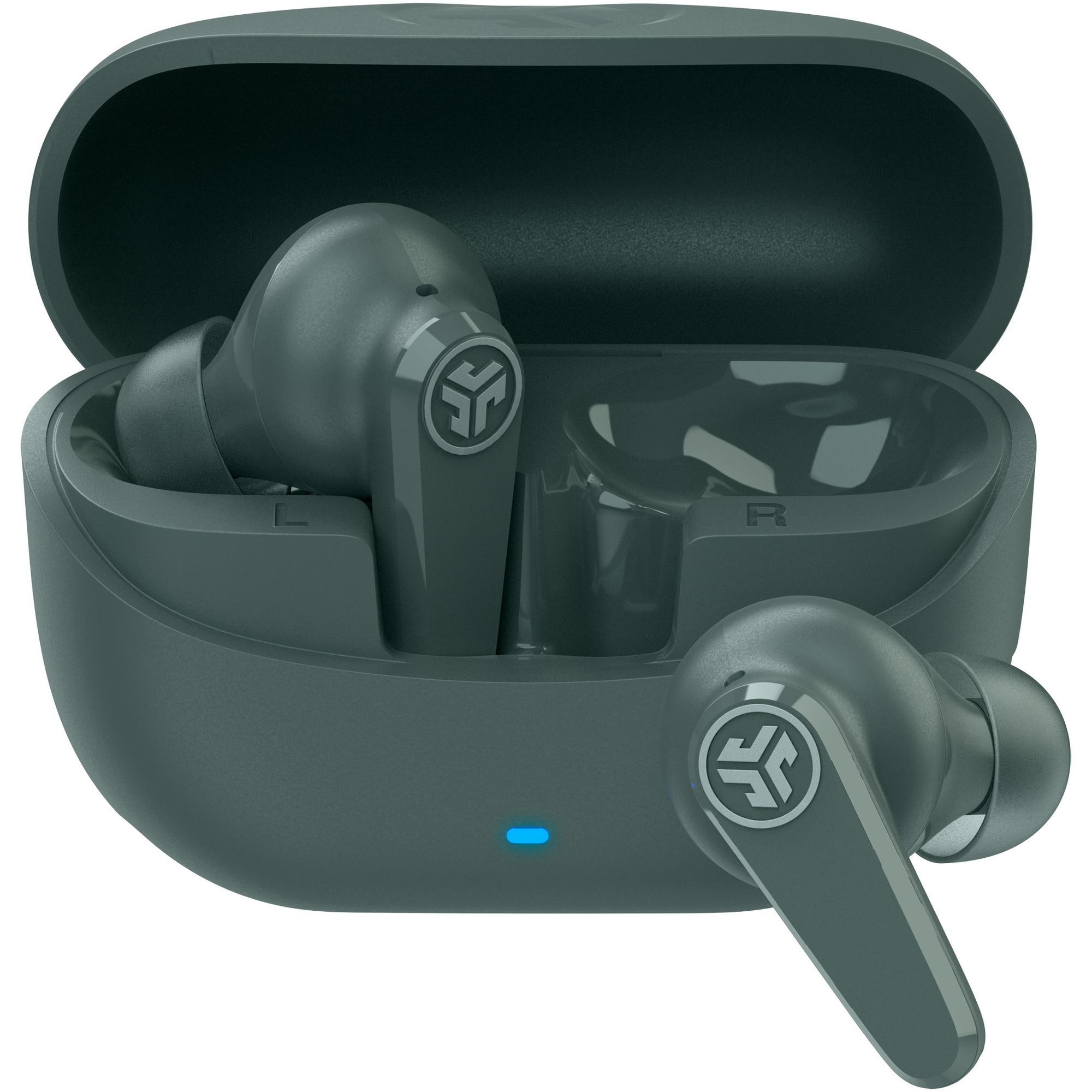 In-Ear Headphones JLAB Go Pods ANC, True Wireless, Bluetooth, Hybrid ANC, Multipoint, Autonomy 26 hours, IP66, Sage