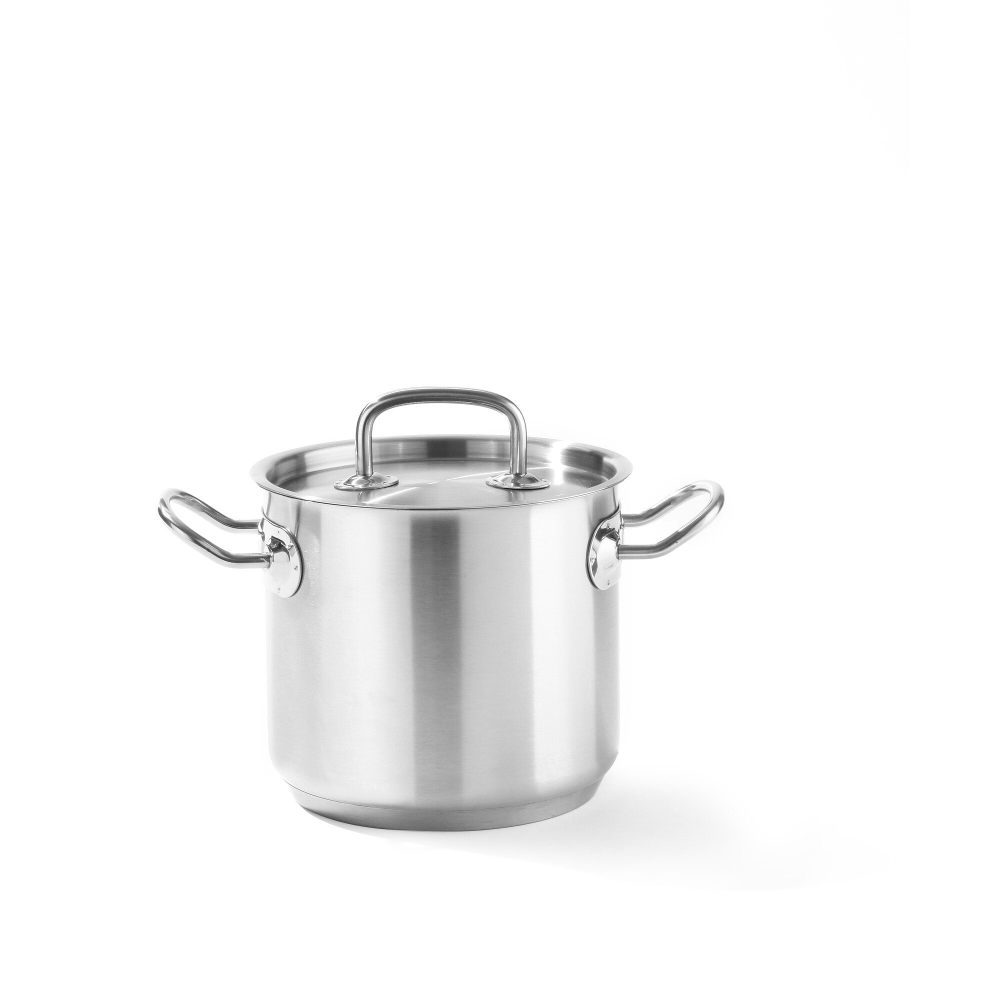 Tall pot with lid, Hendi, Kitchen Line, stainless steel, induction, 1810