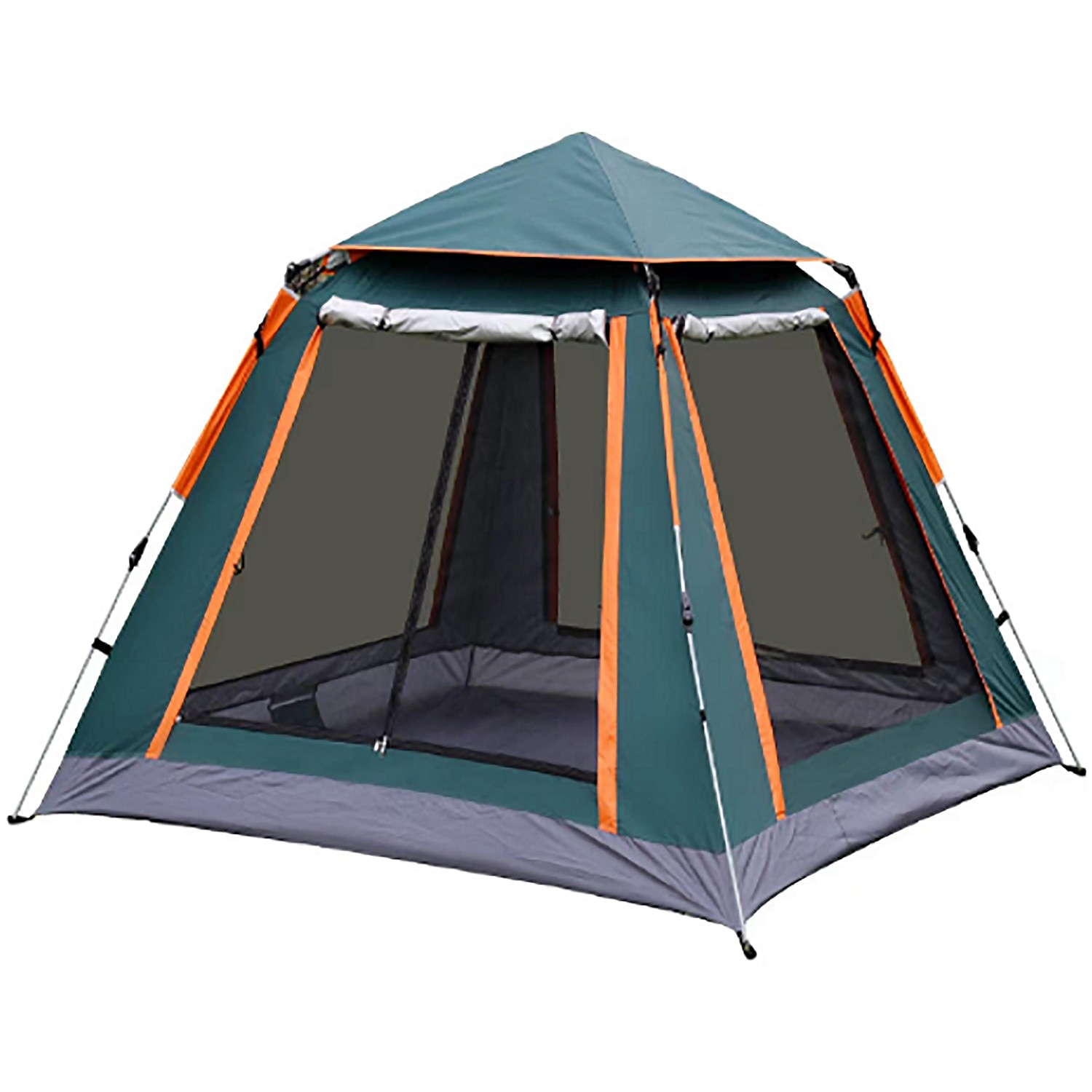Action One Pacific automatic square top tent, 200x200x130 cm, green