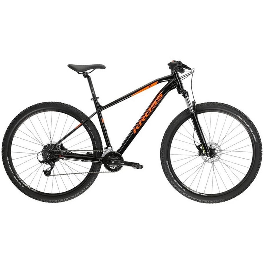 Kross Level 1.0 MTB bike, 29", size M, black/orange