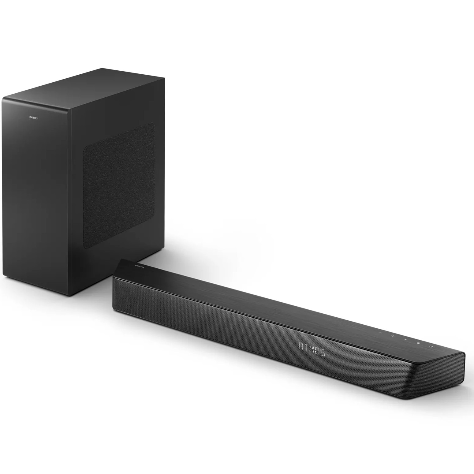 Soundbar Philips TAB780710, 31, 310W, Dolby Atmos, Subwoofer Wireless, Negru